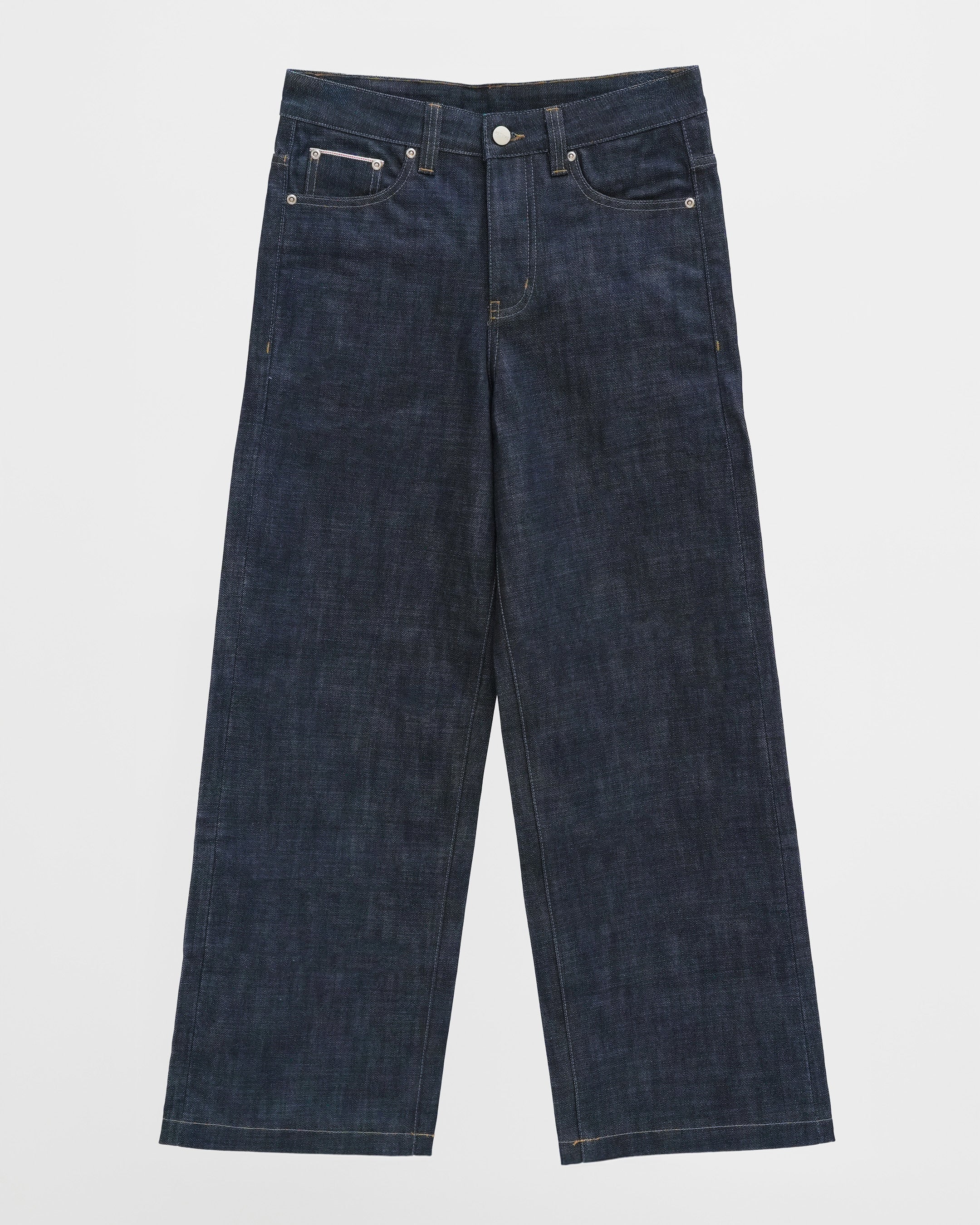 UNIFORM CUT INDIGO JAPANESE RELAXED SELVEDGE JEANS