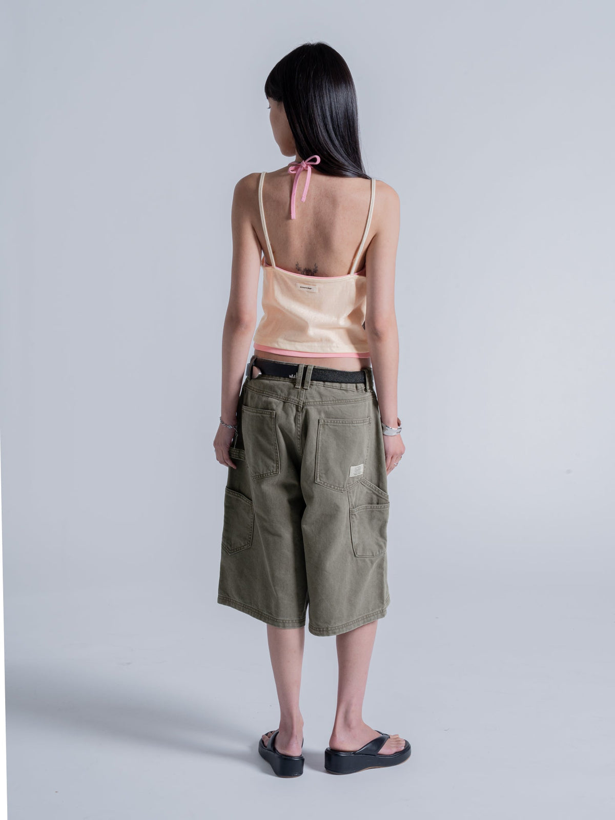UTILITY PANEL SHORTS - ARMY GREEN