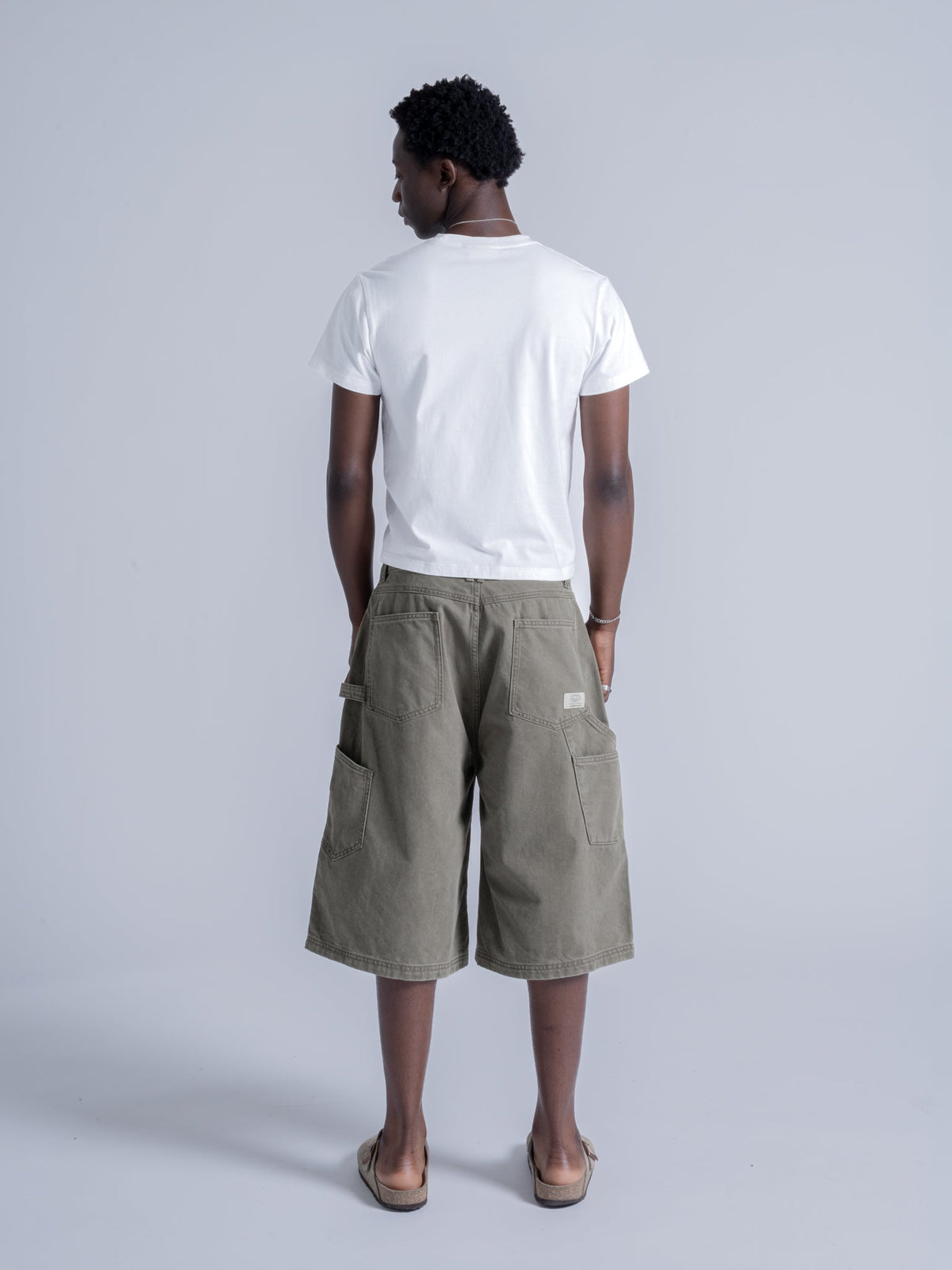 UTILITY PANEL SHORTS - ARMY GREEN