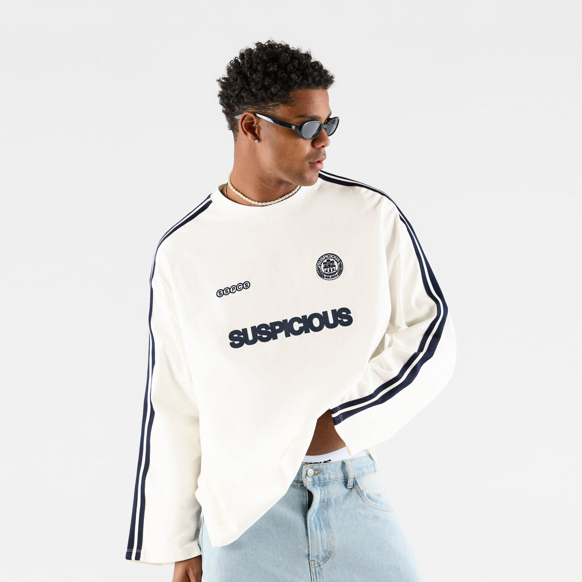 Football / League Longsleeve - Natural