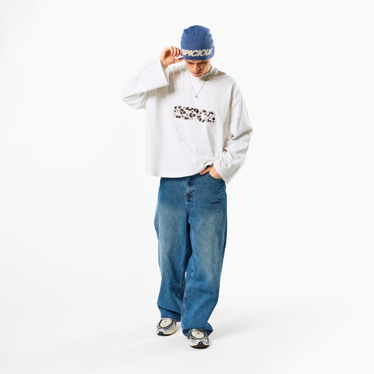 Leopard / Leopard SSPCS Longsleeve - White