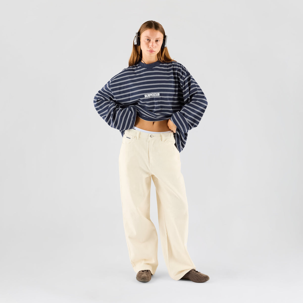 Summer Breeze / Mirror Striped Longsleeve - Nightfall