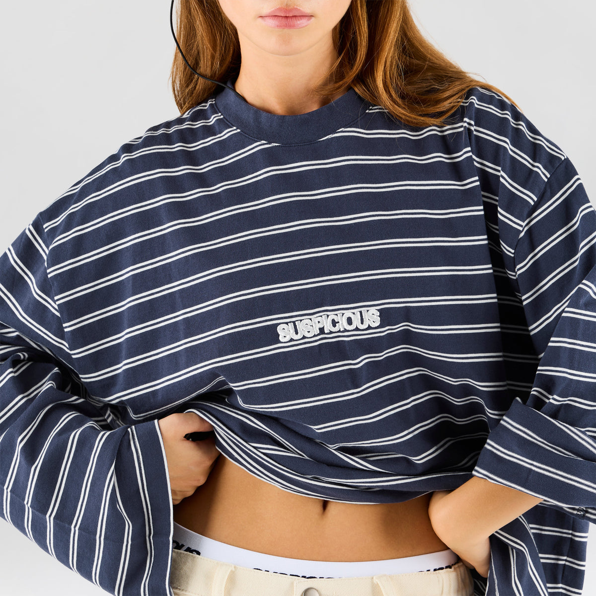 Summer Breeze / Mirror Striped Longsleeve - Nightfall