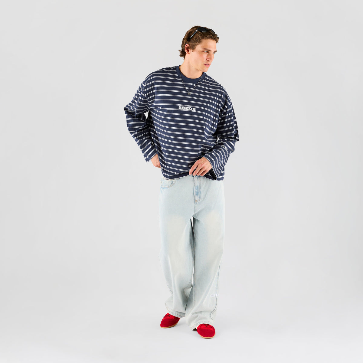 Summer Breeze / Mirror Striped Longsleeve - Nightfall