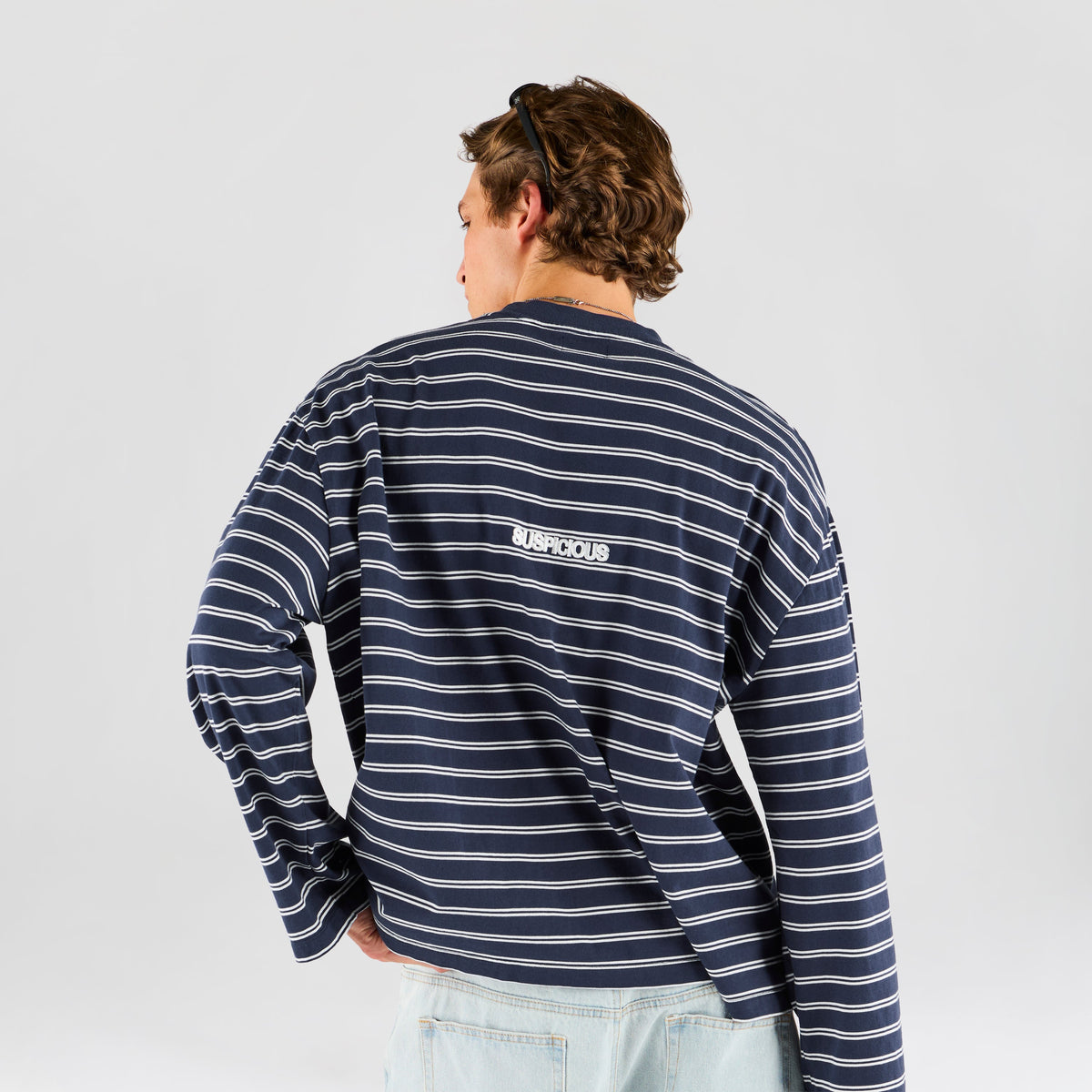 Summer Breeze / Mirror Striped Longsleeve - Nightfall