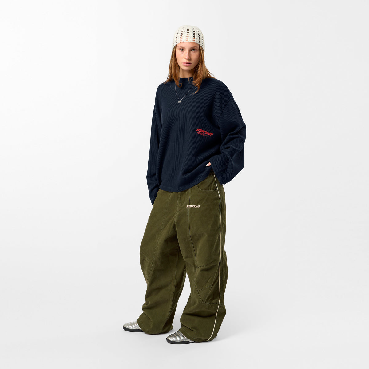 +351 Cotton / New Essentials Waffle Longsleeve - Nightfall