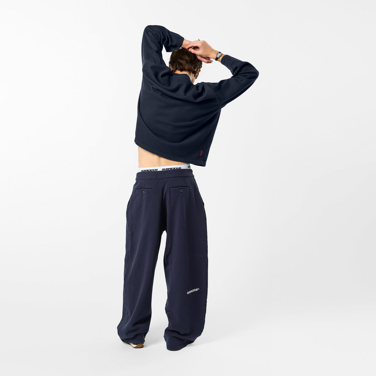 +351 Cotton / New Essentials Waffle Longsleeve - Nightfall