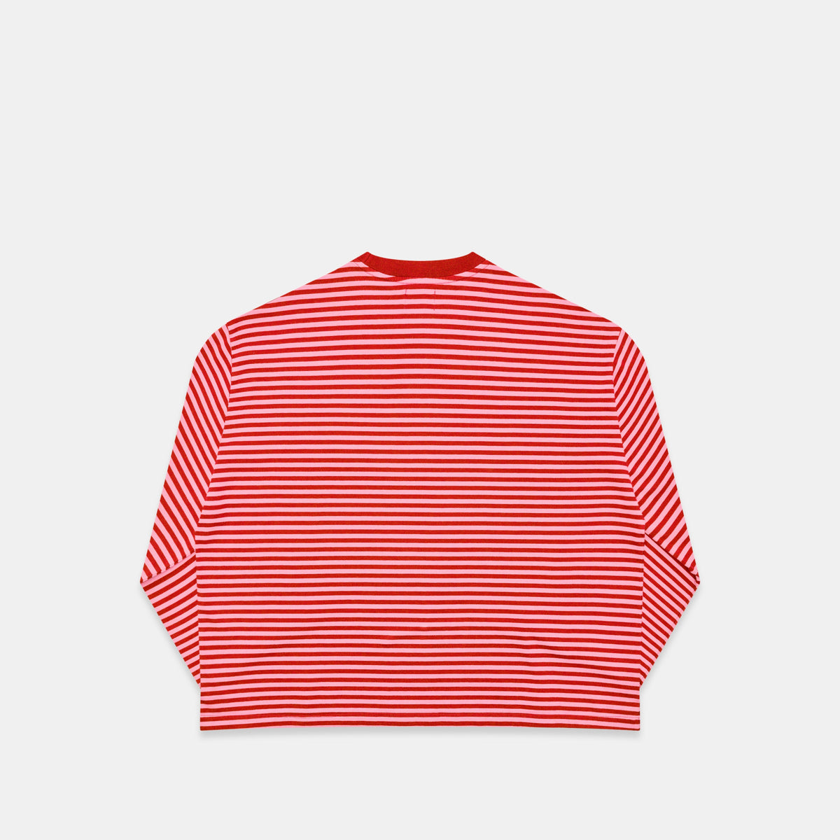 Summer Stripes / SSPCS Applique Striped Longsleeve - Red