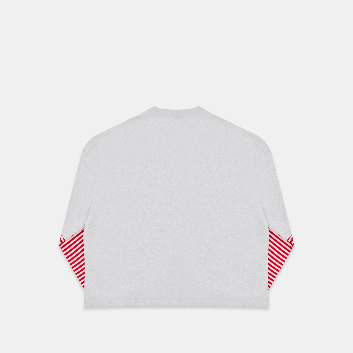 Summer Stripes / SSPCS Striped Layered Longsleeve - Ash & Red