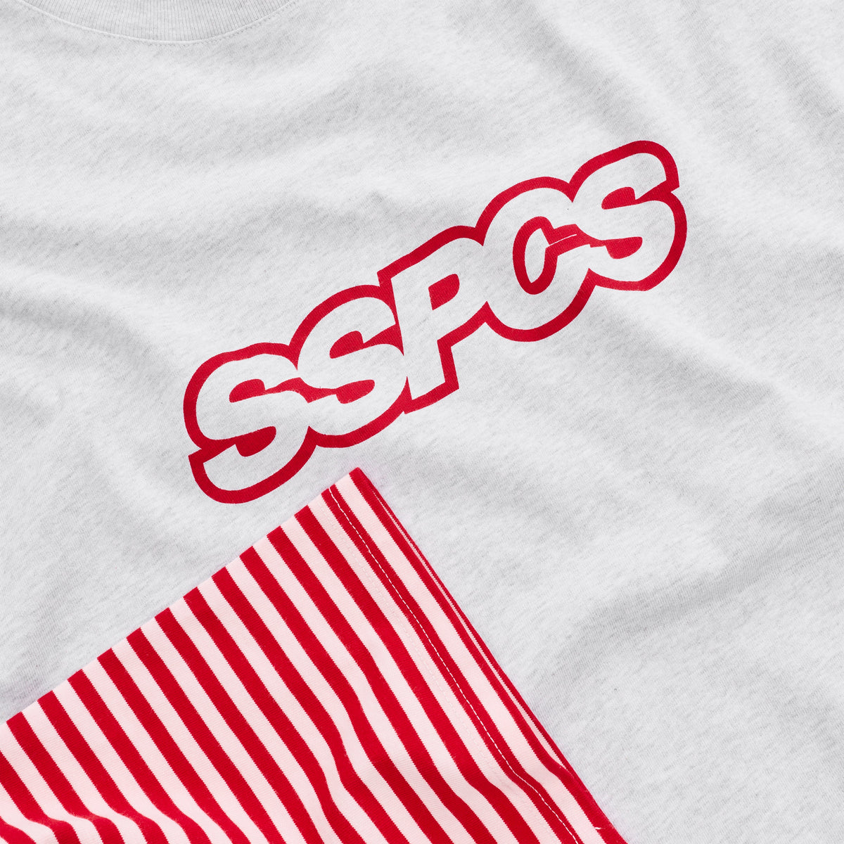 Summer Stripes / SSPCS Striped Layered Longsleeve - Ash & Red