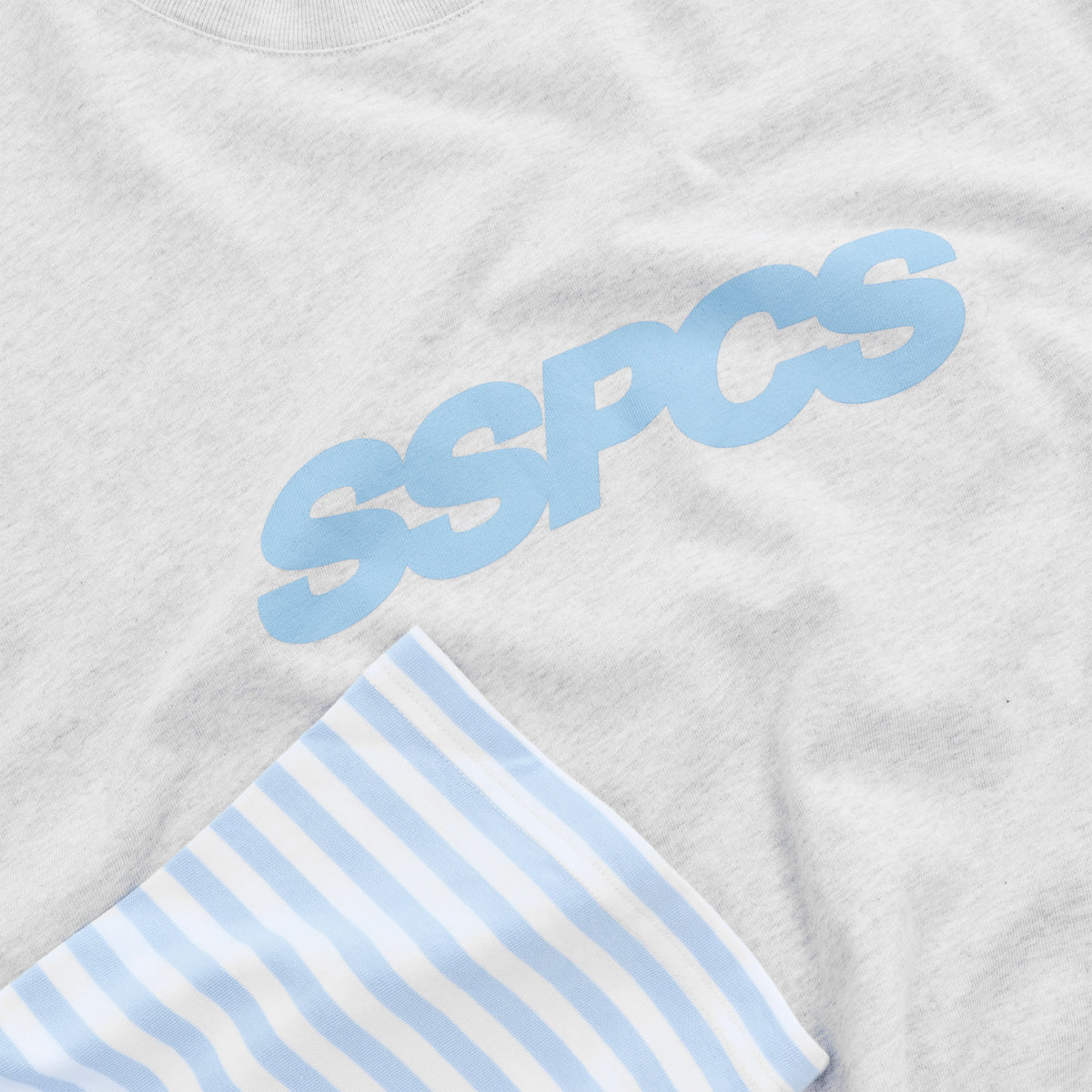 Summer Stripes / SSPCS Striped Layered Longsleeve - Celestial Blue