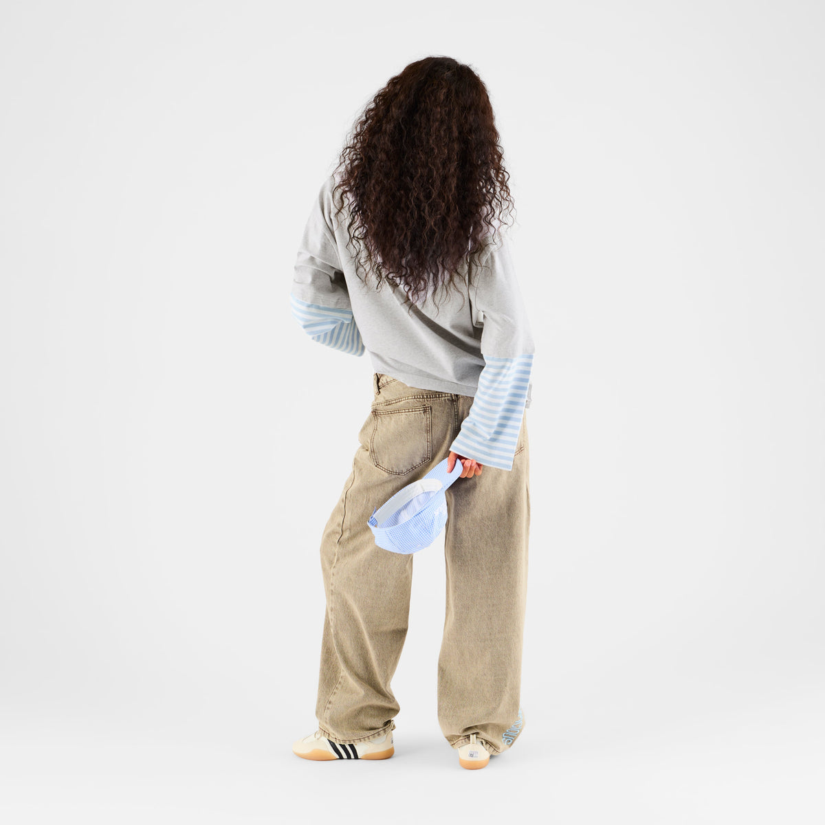 Summer Stripes / SSPCS Striped Layered Longsleeve - Celestial Blue