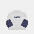 Summer Stripes / SSPCS Striped Layered Longsleeve - Grey