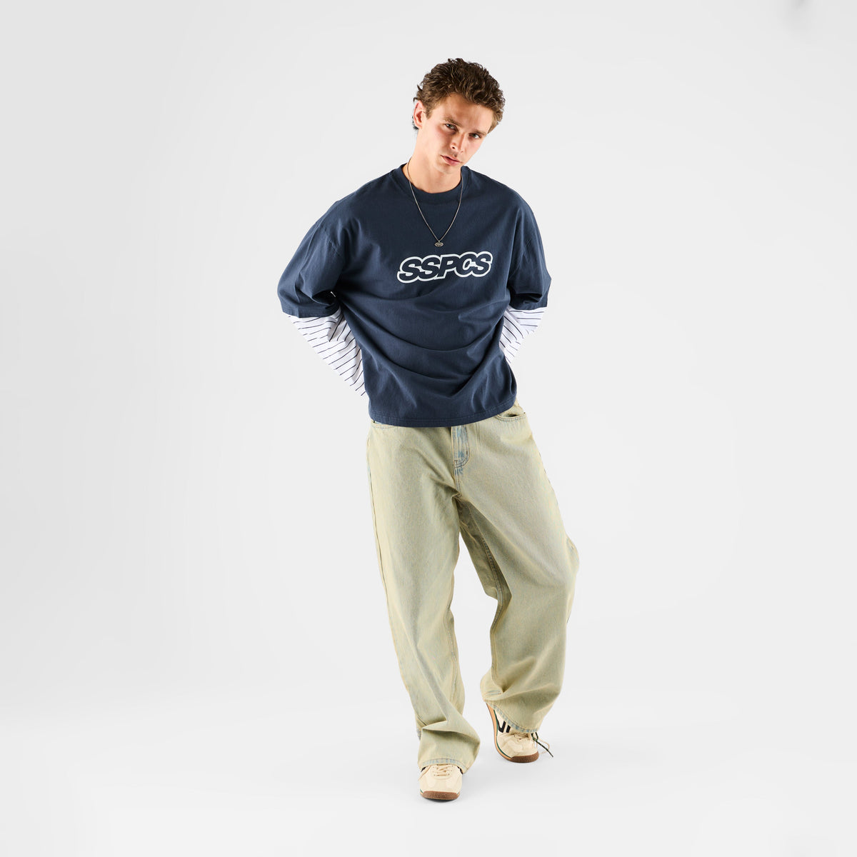 Summer Stripes / SSPCS Striped Layered Longsleeve - Nightfall