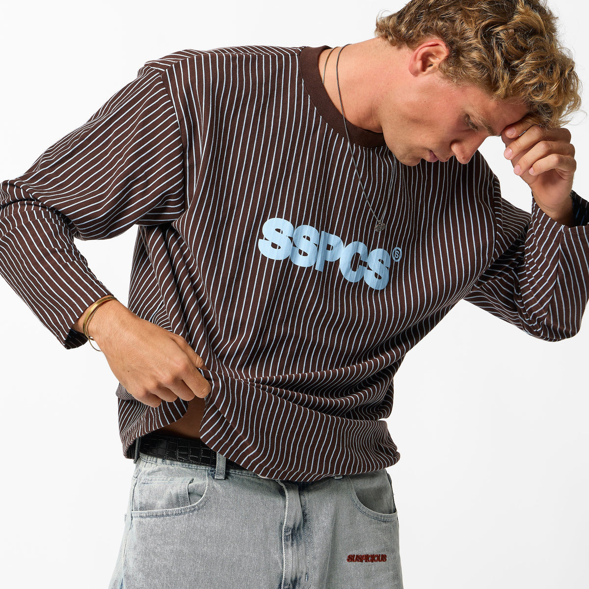 Fall / SSPCS Striped Longsleeve - Espresso