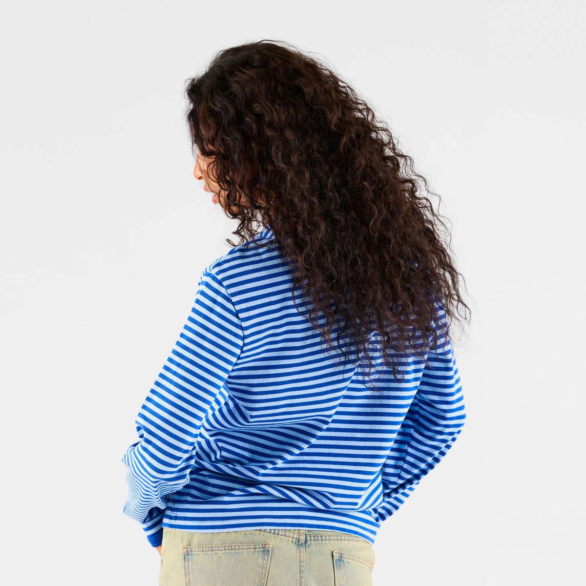 Summer Stripes / SSPCS Striped Ringer Longsleeve - Blue