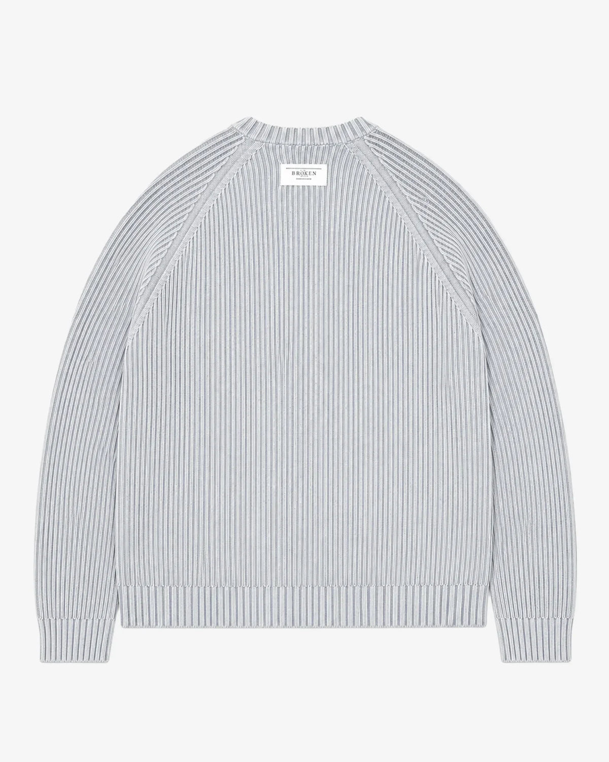 TWO-TONE KNIT GREY