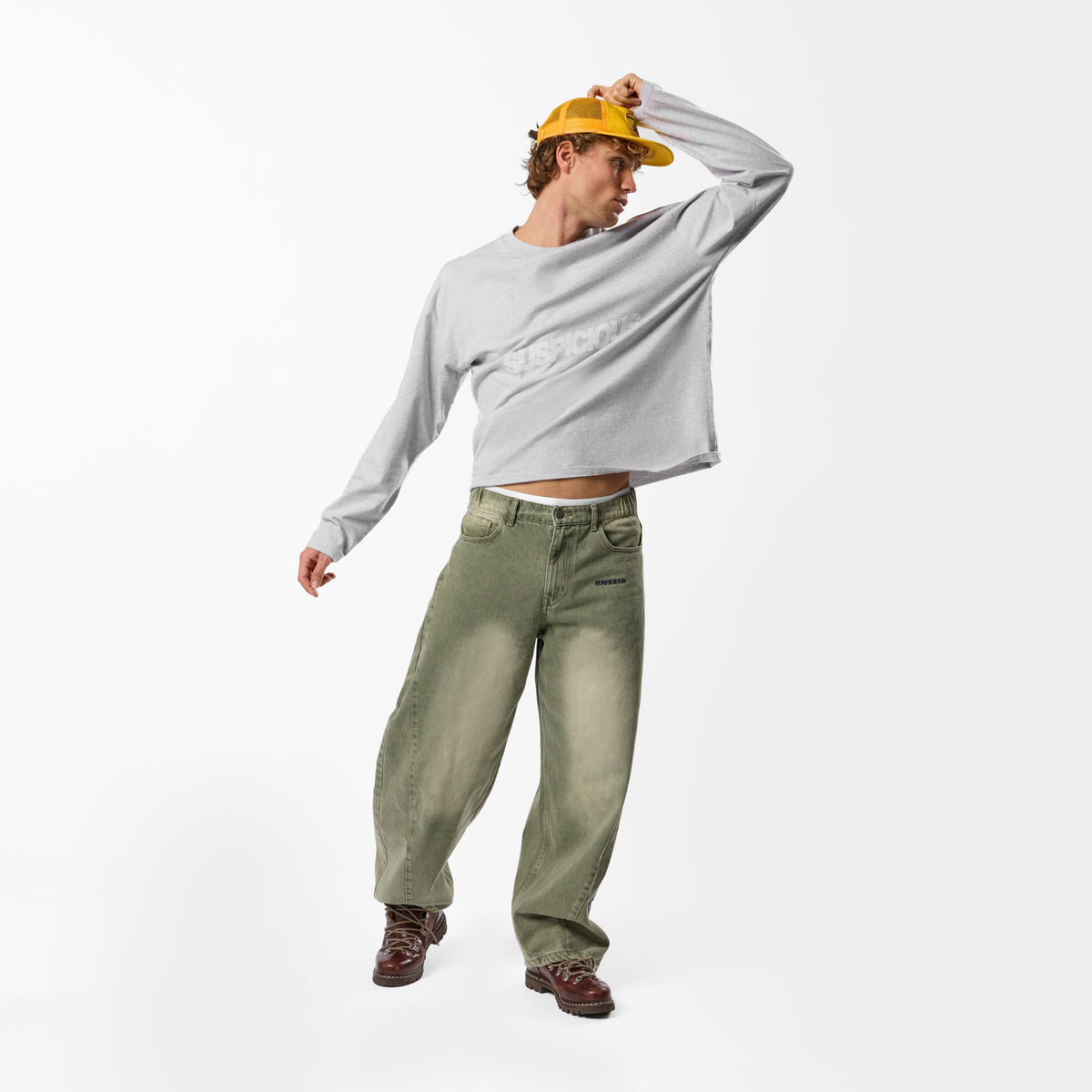 PL / Slanted Longsleeve - Neutral Heather