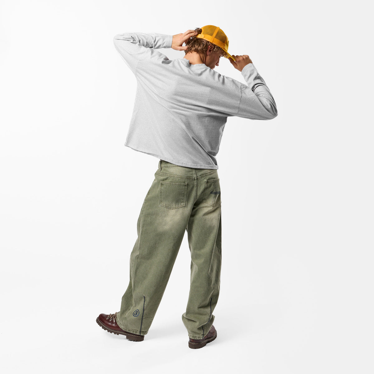 PL / Slanted Longsleeve - Neutral Heather