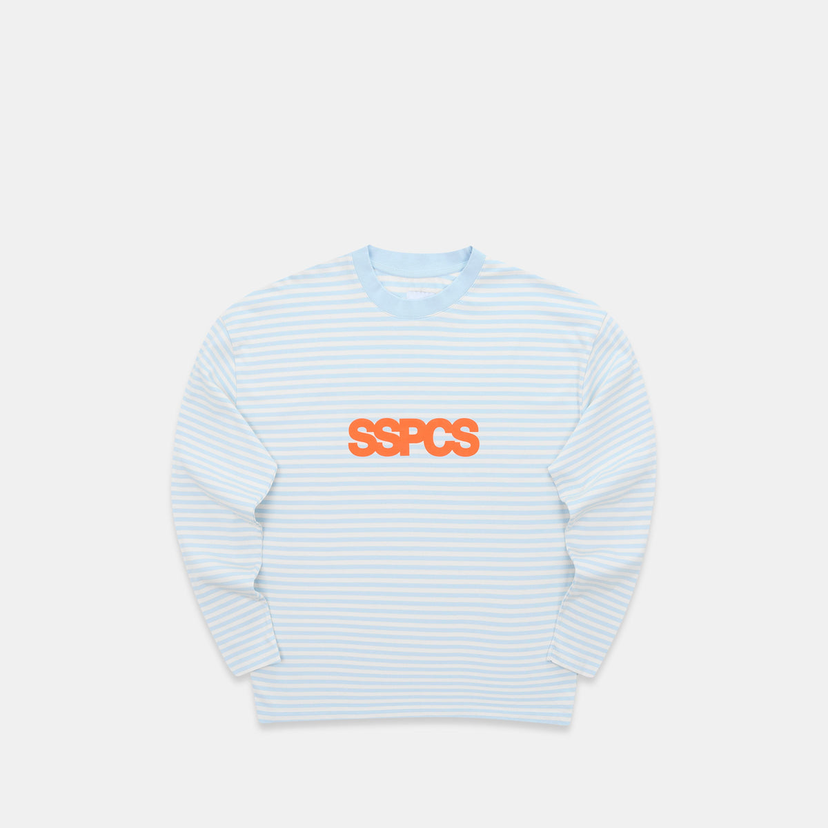 PL / Solid Striped Longsleeve - Celestial Blue