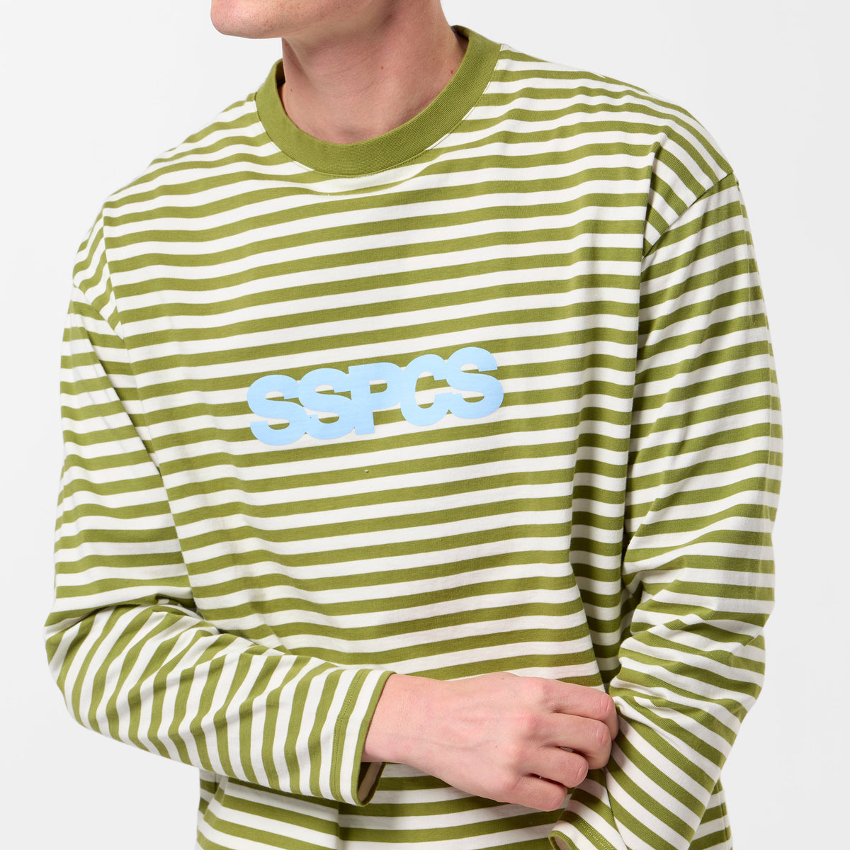 Bestsellers Variants / Solid Striped Longsleeve - Deep Moss