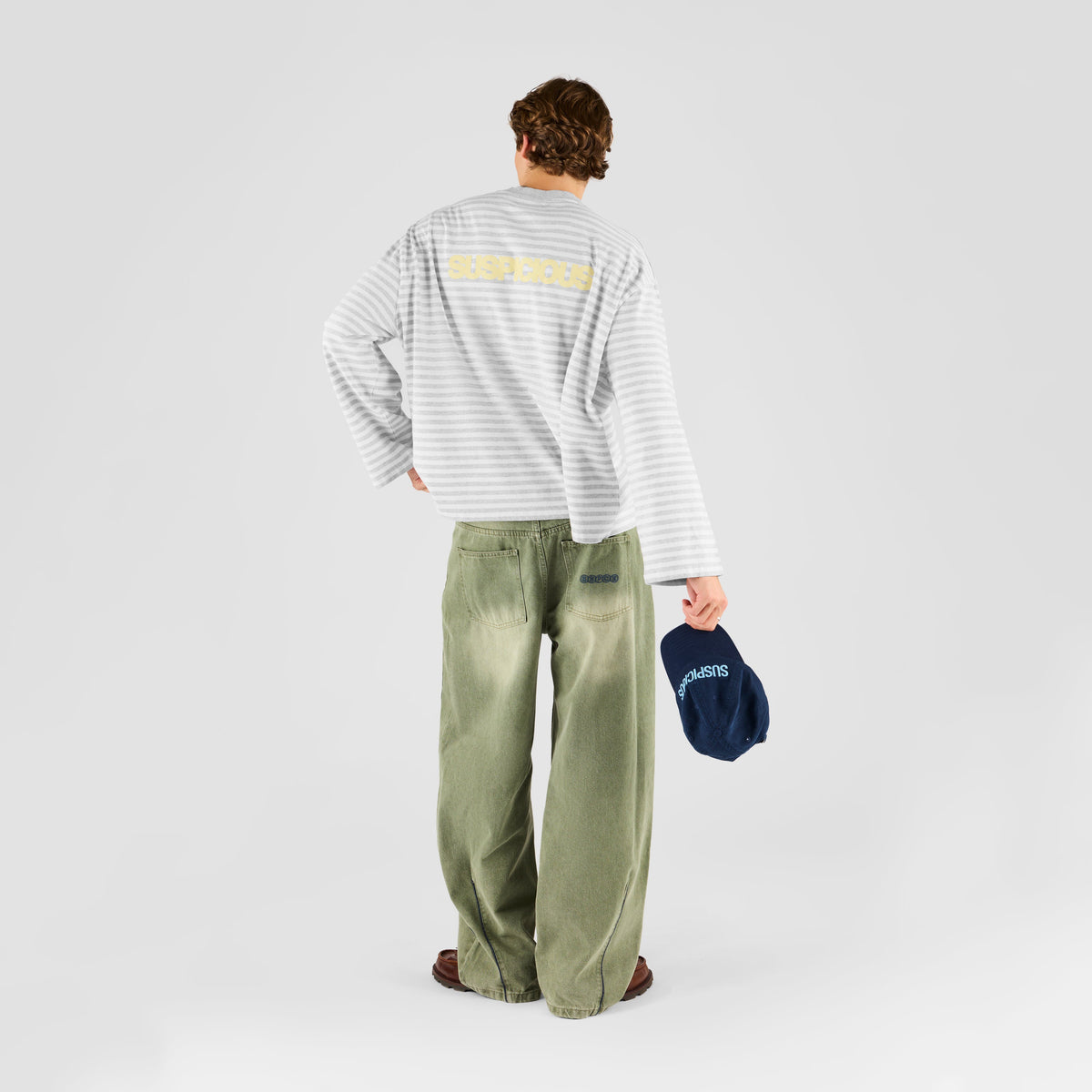 Summer Breeze / Solid Striped Longsleeve - Heather & Natural