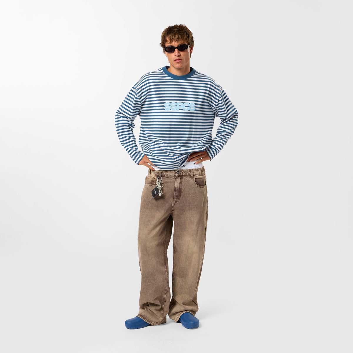 Bestsellers Variants / Solid Striped Longsleeve - Nightfall
