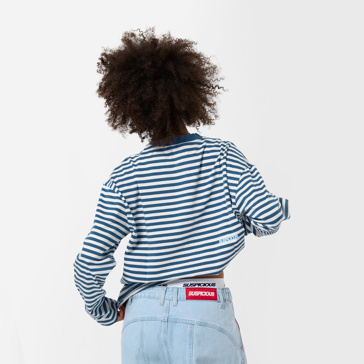 Bestsellers Variants / Solid Striped Longsleeve - Nightfall