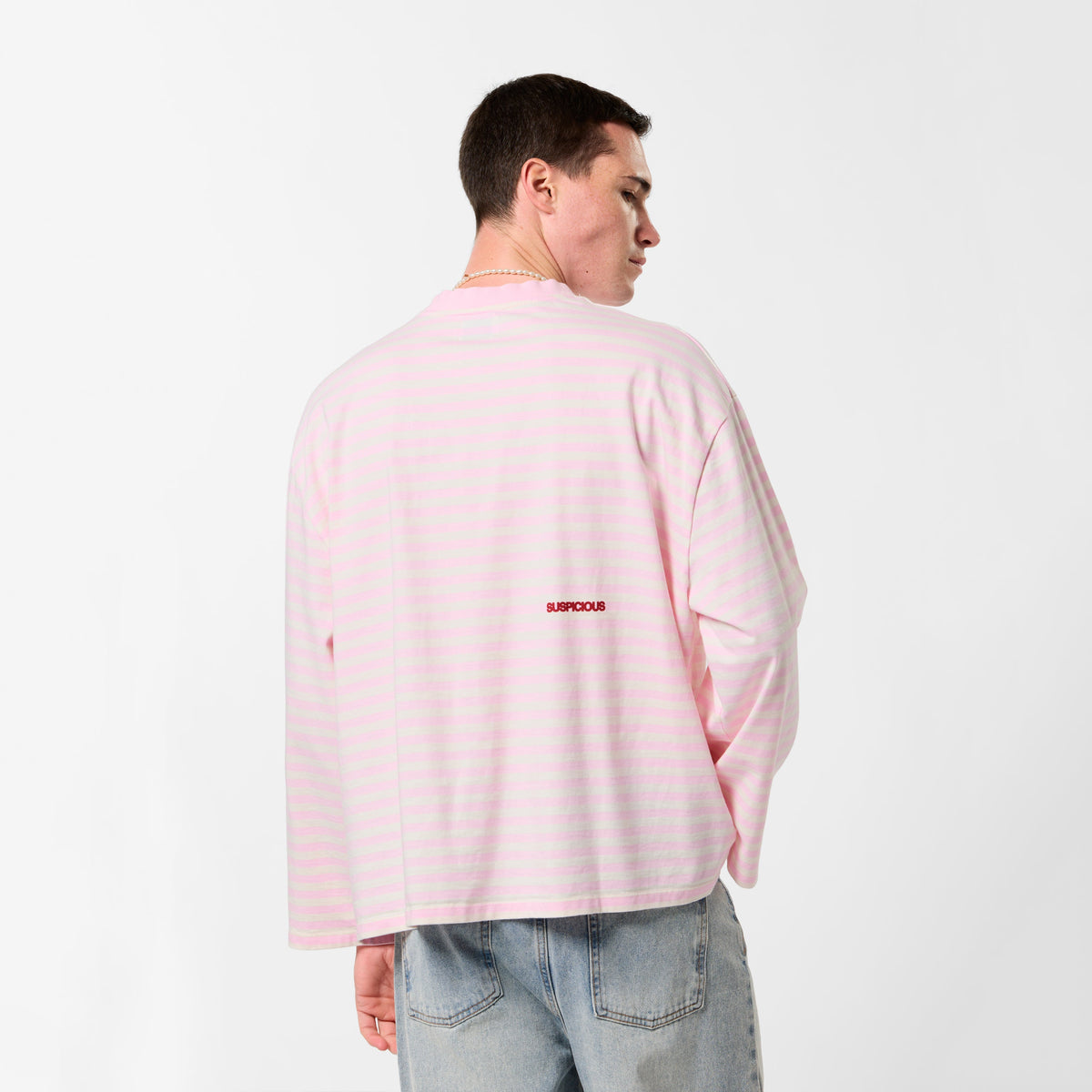 Bestsellers Variants / Solid Striped Longsleeve - Pink