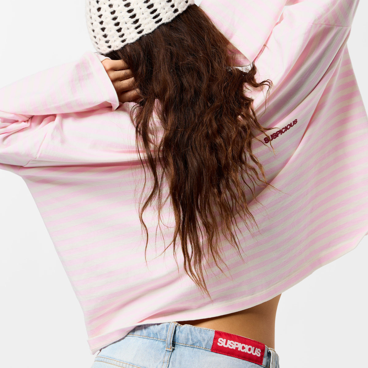 Bestsellers Variants / Solid Striped Longsleeve - Pink
