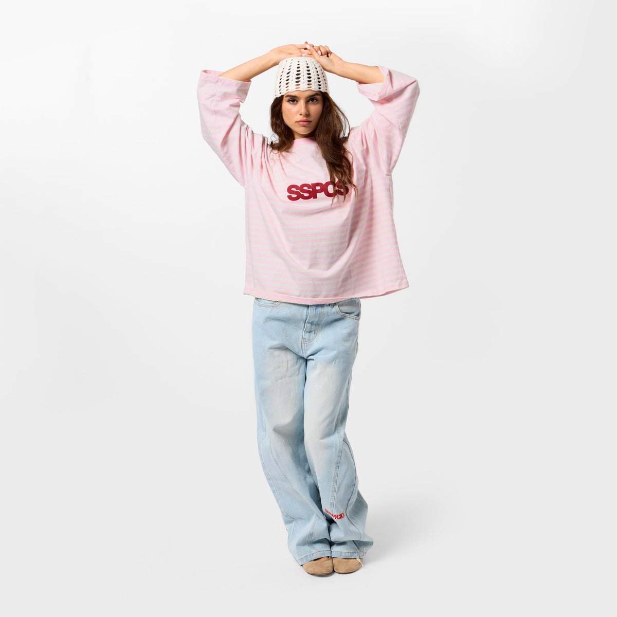 Bestsellers Variants / Solid Striped Longsleeve - Pink