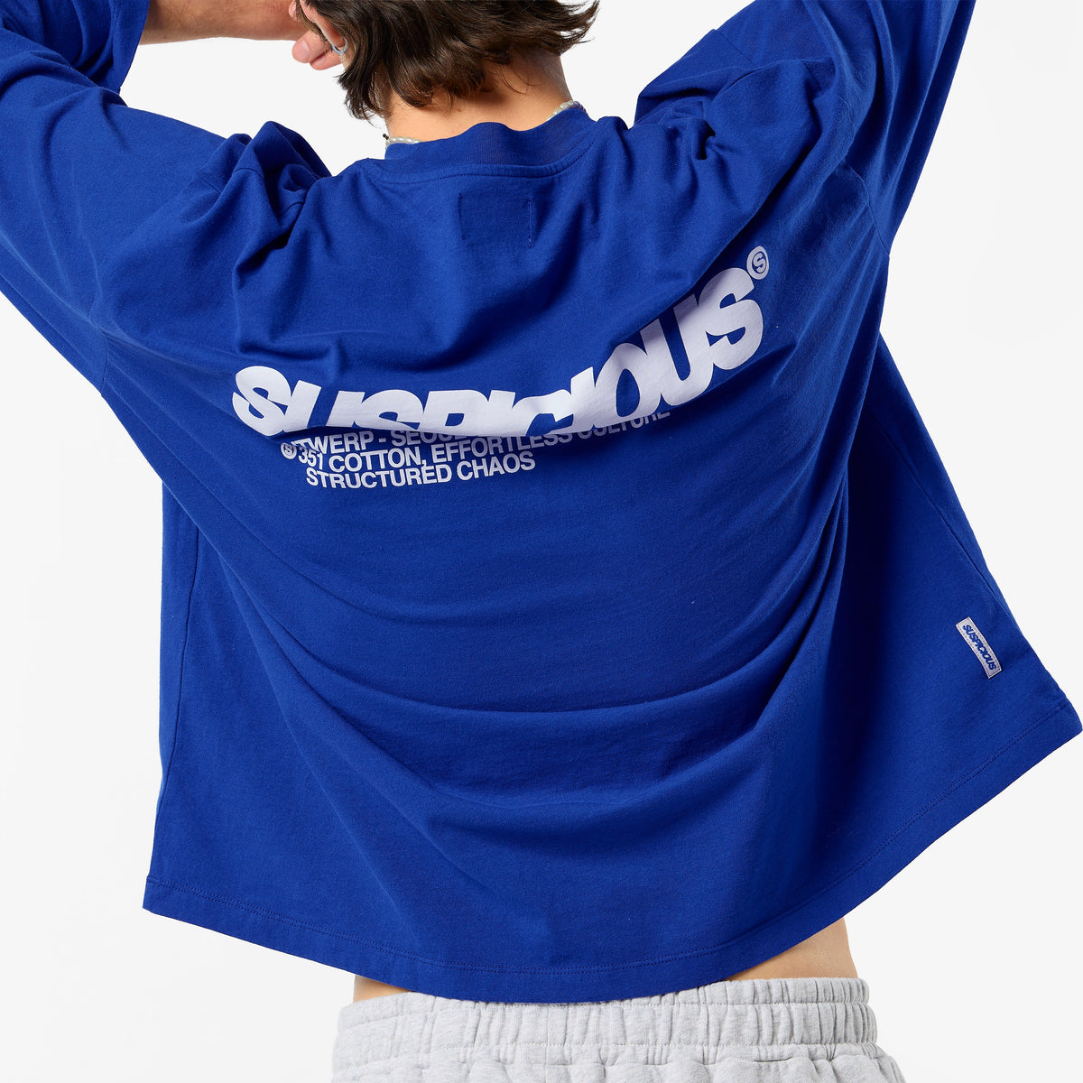 +351 Cotton / Structured Chaos Longsleeve - Big Blue