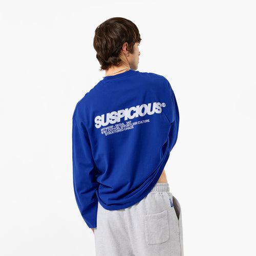 +351 Cotton / Structured Chaos Longsleeve - Big Blue