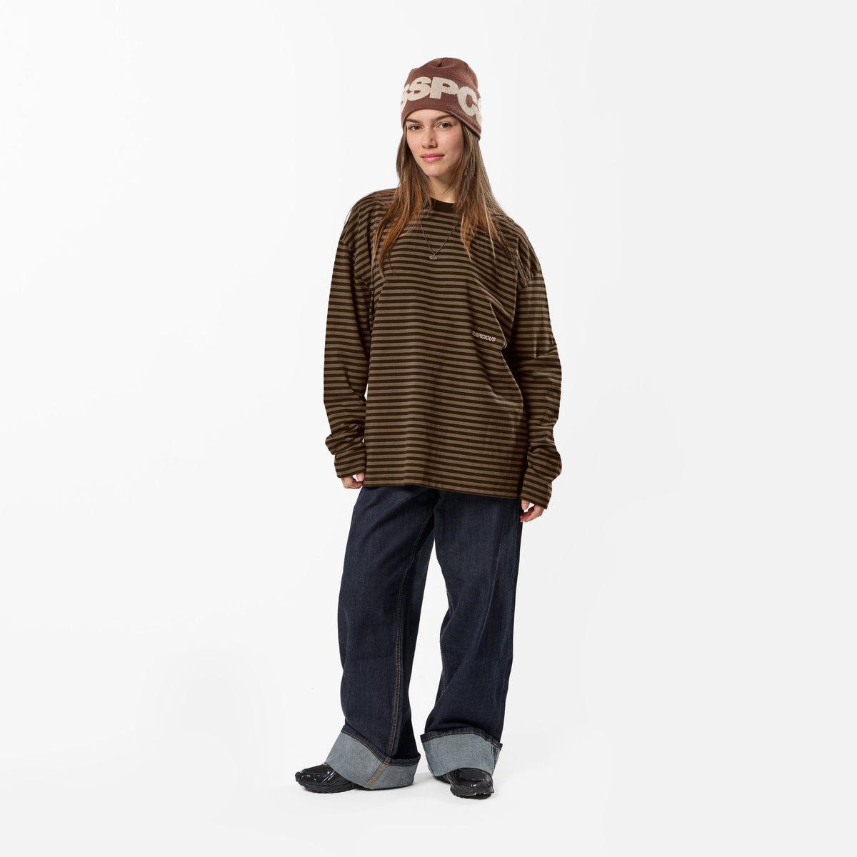 PL / The Essentials Striped Longsleeve - Espresso Tone