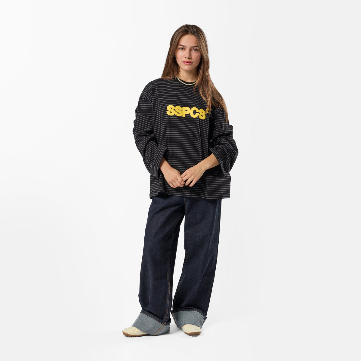PL / The SSPCS Striped Longsleeve - Black Yellow