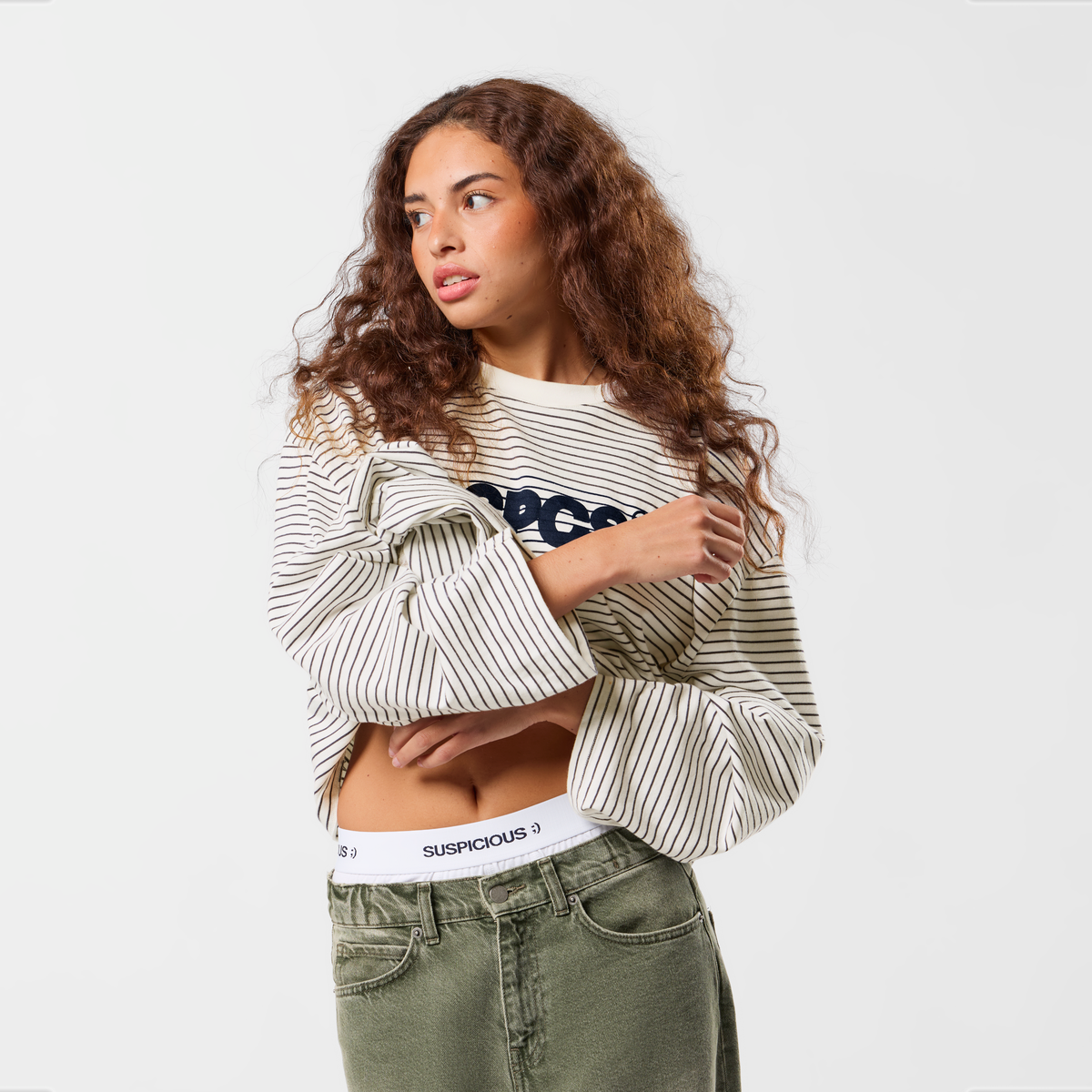 EoS / The SSPCS Striped Longsleeve - White