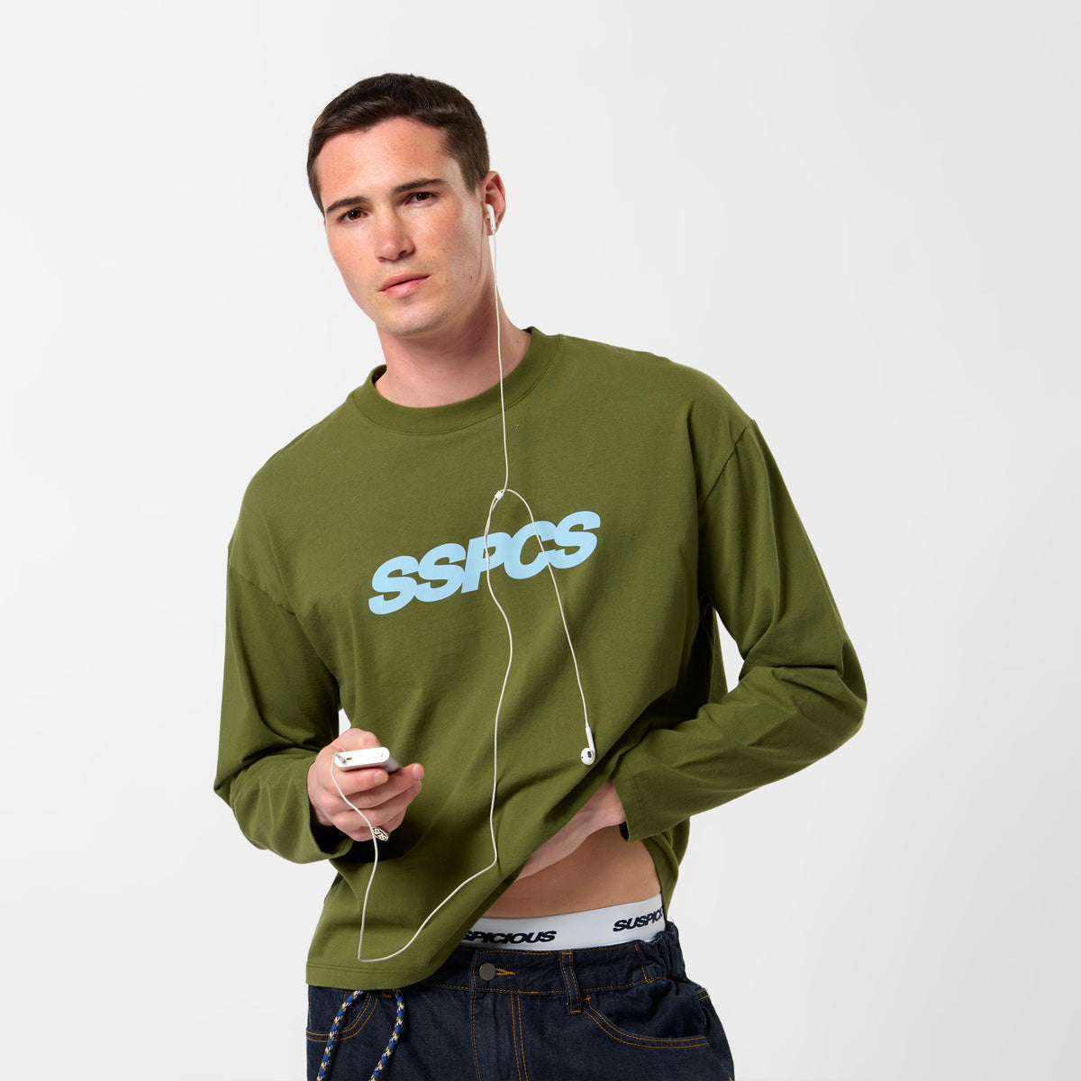 Bestsellers Variants / Track Longsleeve - Deep Moss