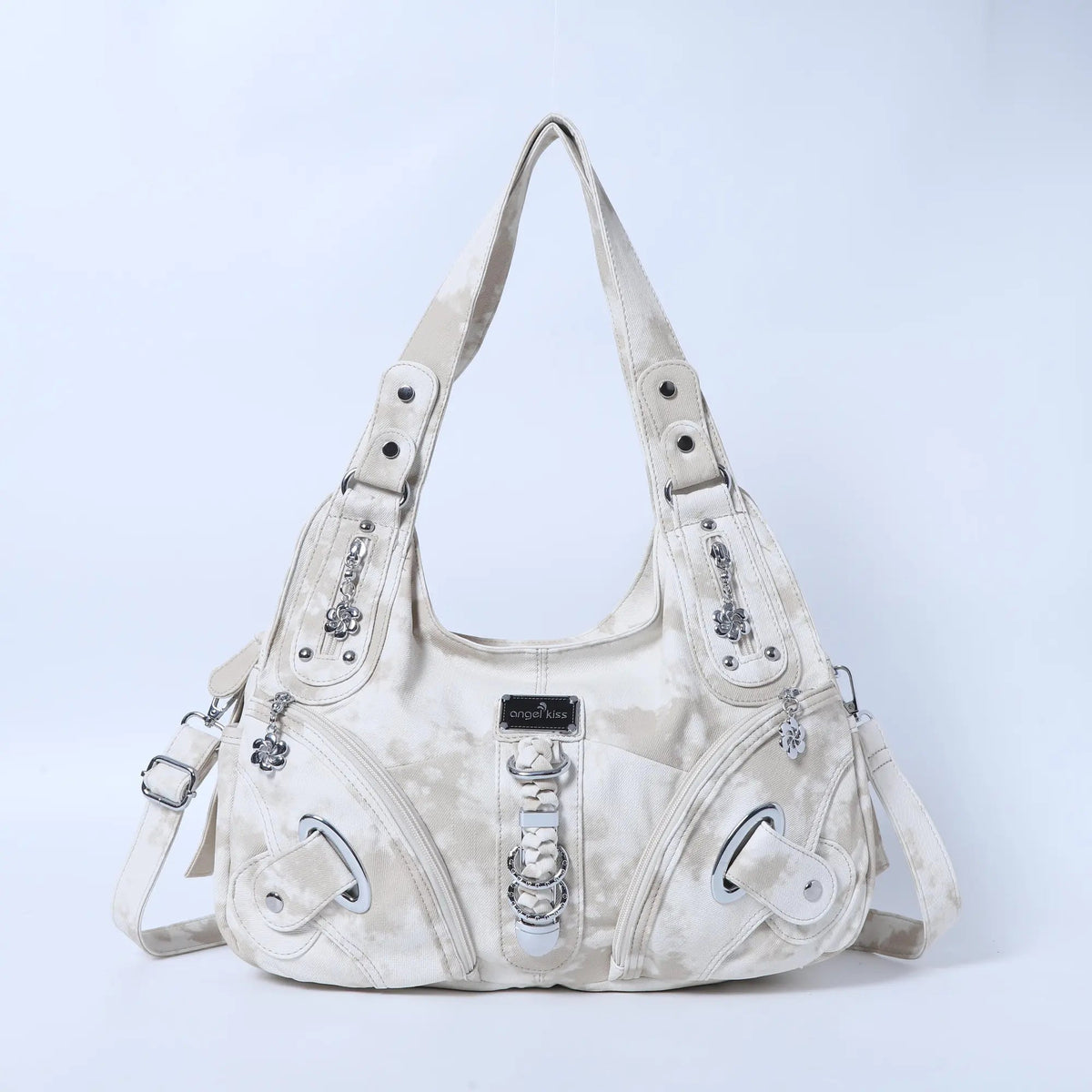 Vintage Studded Hobo Bag