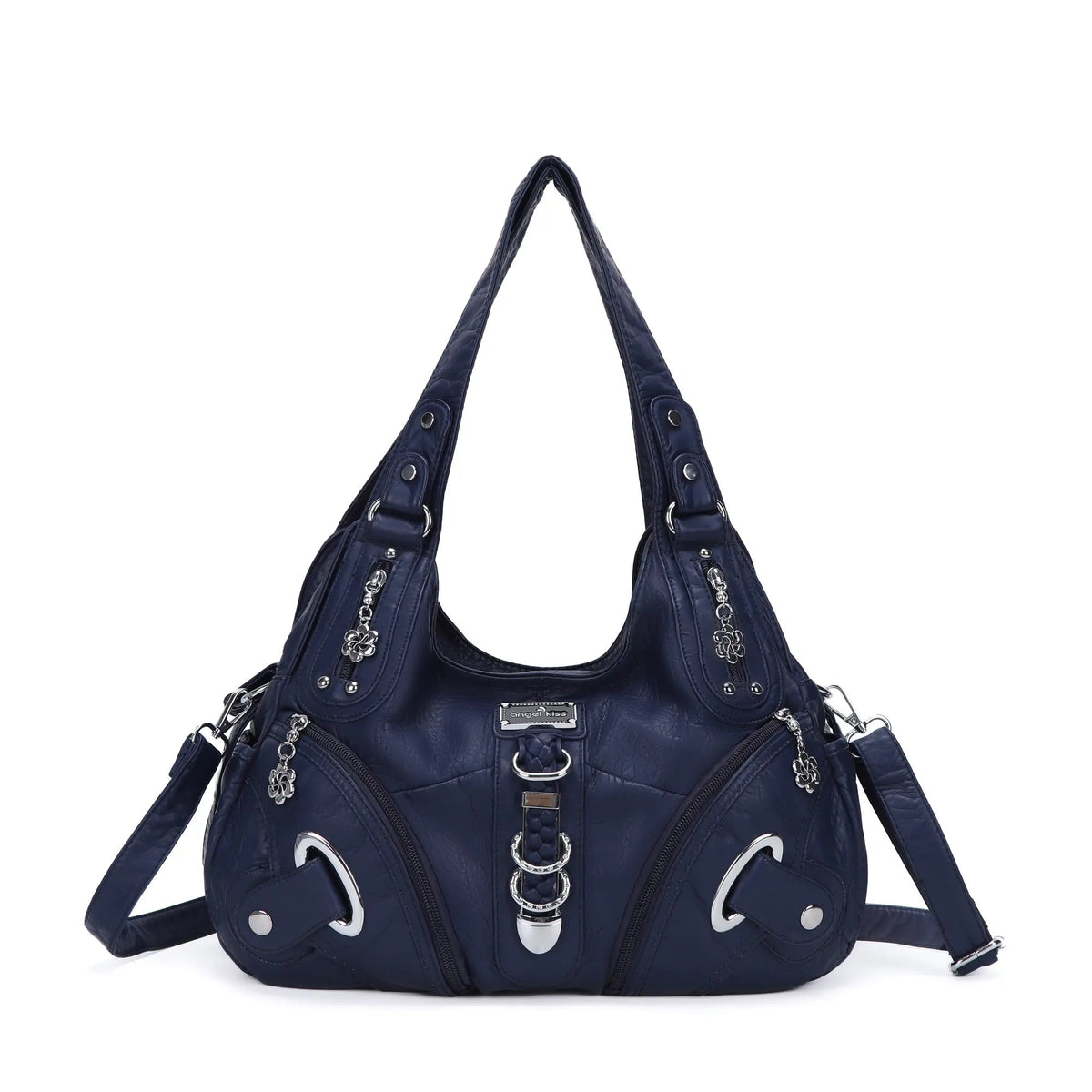 Vintage Studded Hobo Bag