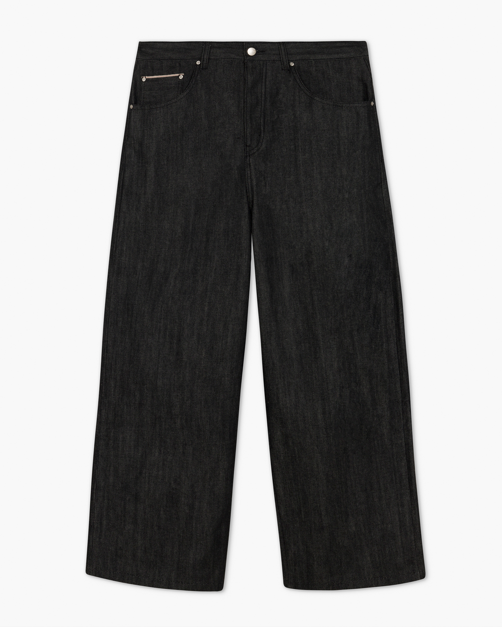 RAW BLACK JAPANESE SELVEDGE LOOSE FIT JEANS