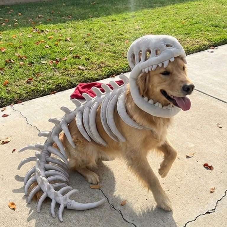 Wearable skeleton plushie