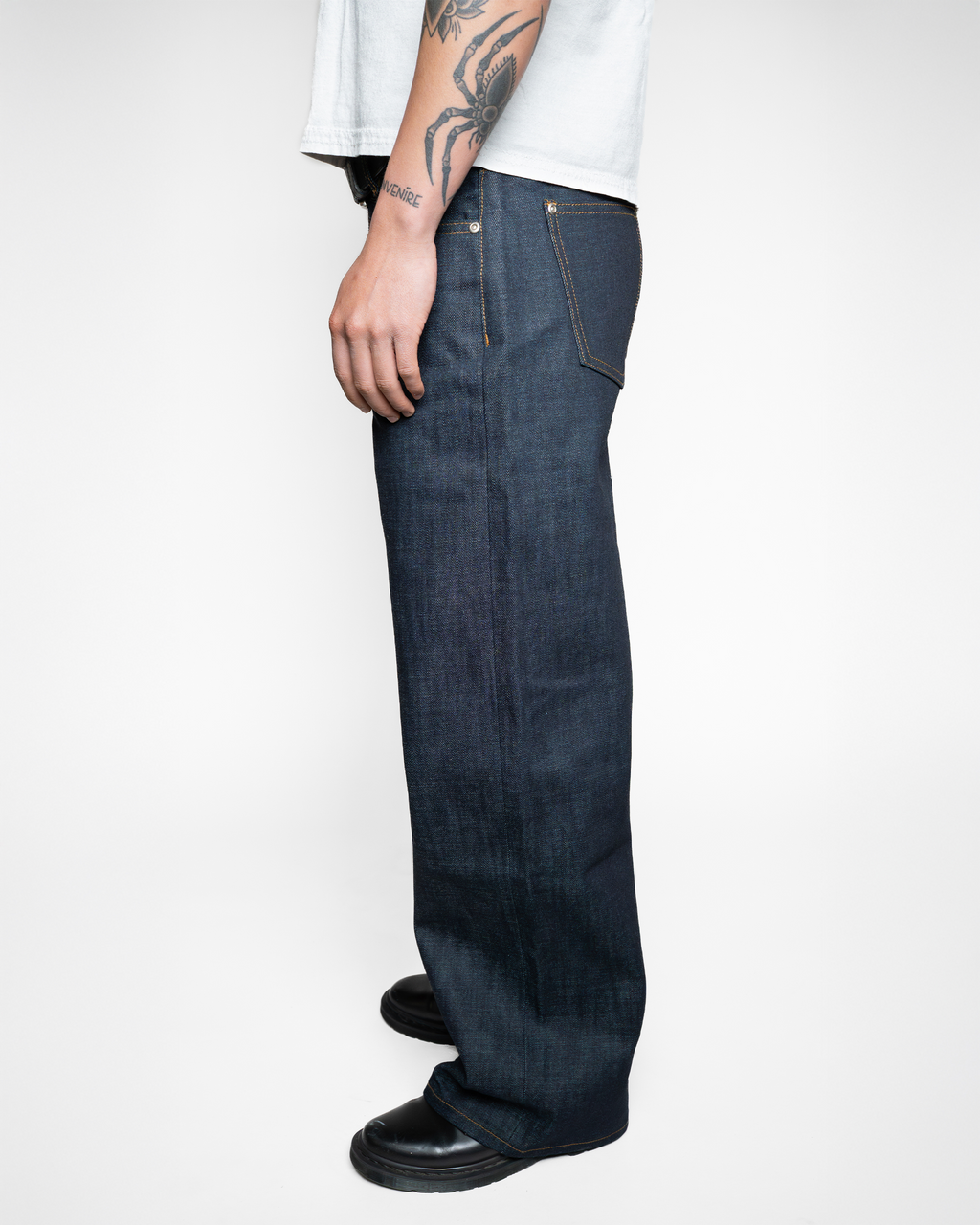 UNIFORM CUT INDIGO JAPANESE RELAXED SELVEDGE JEANS