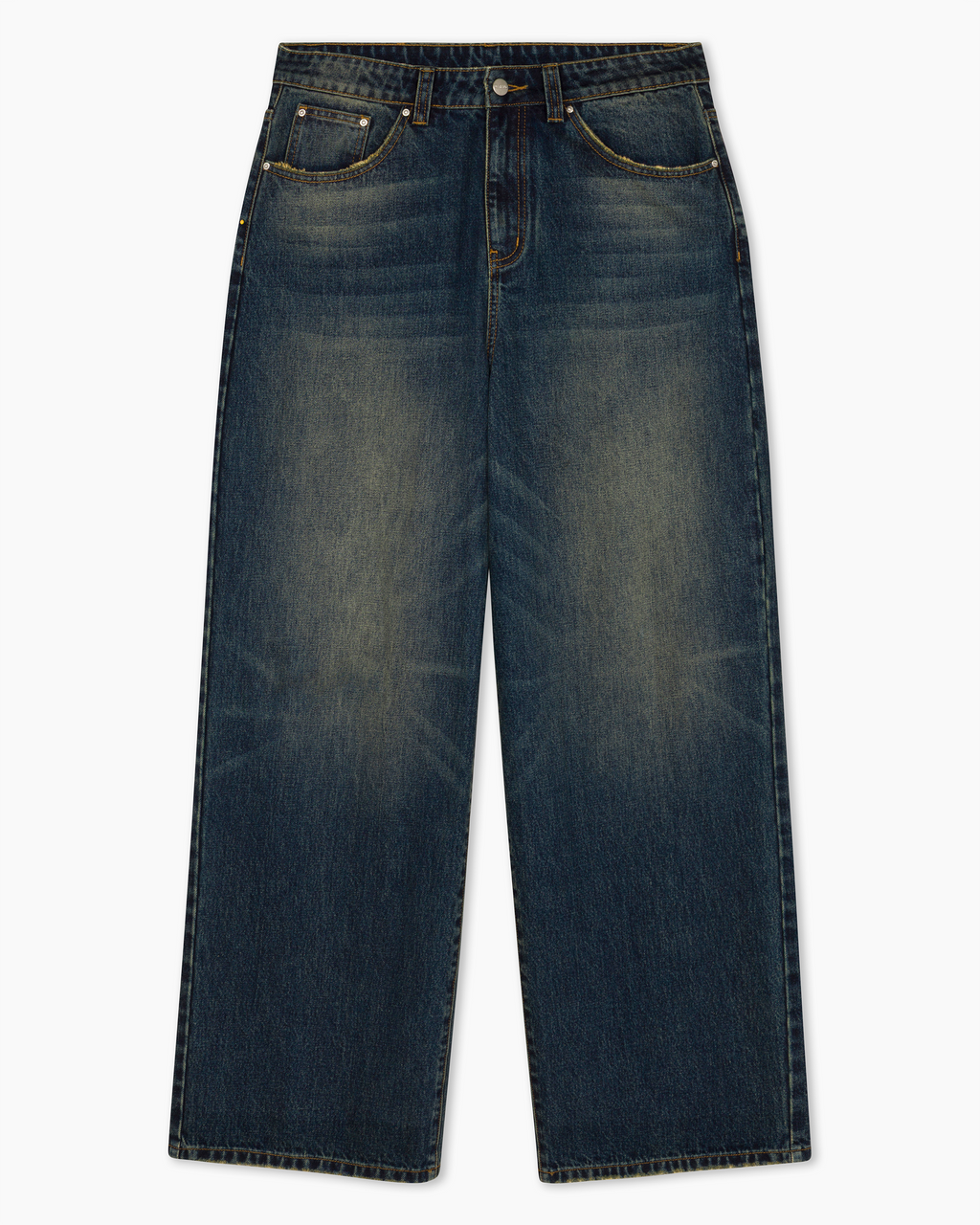 MUDWASH INDIGO LOOSE FIT JEANS