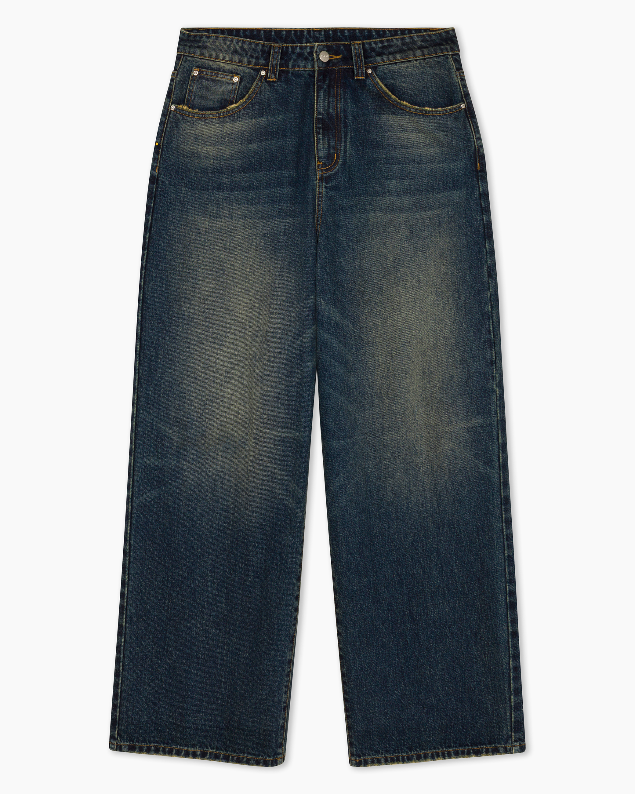 MUDWASH INDIGO LOOSE FIT JEANS