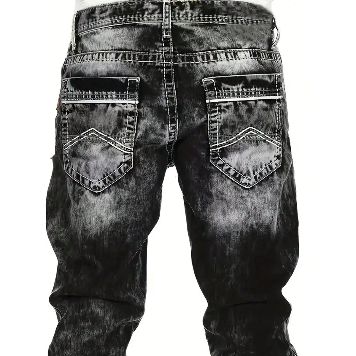 Unkomplizierte Sommer-Jeans für Herren – leichte Stretch-Qualität, gerader Schnitt,