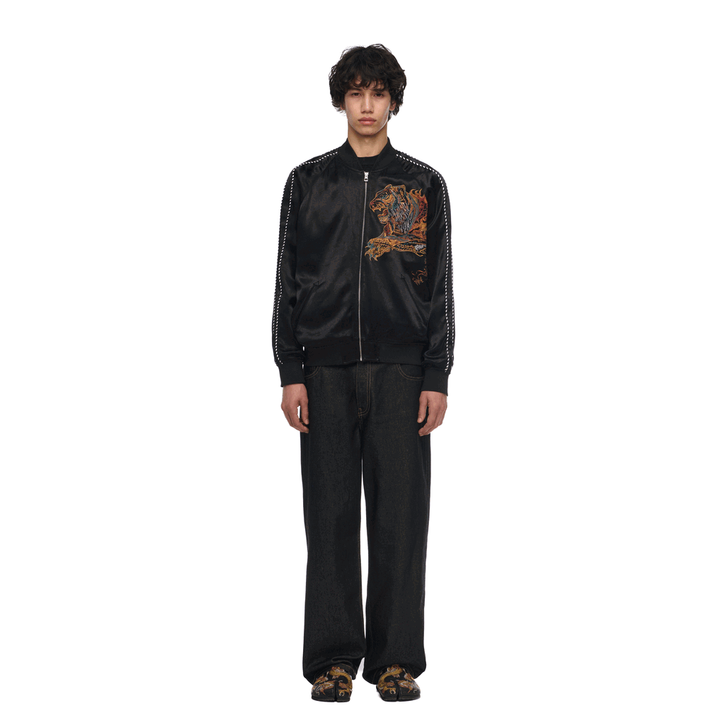 "lotus v2" satin Jacket