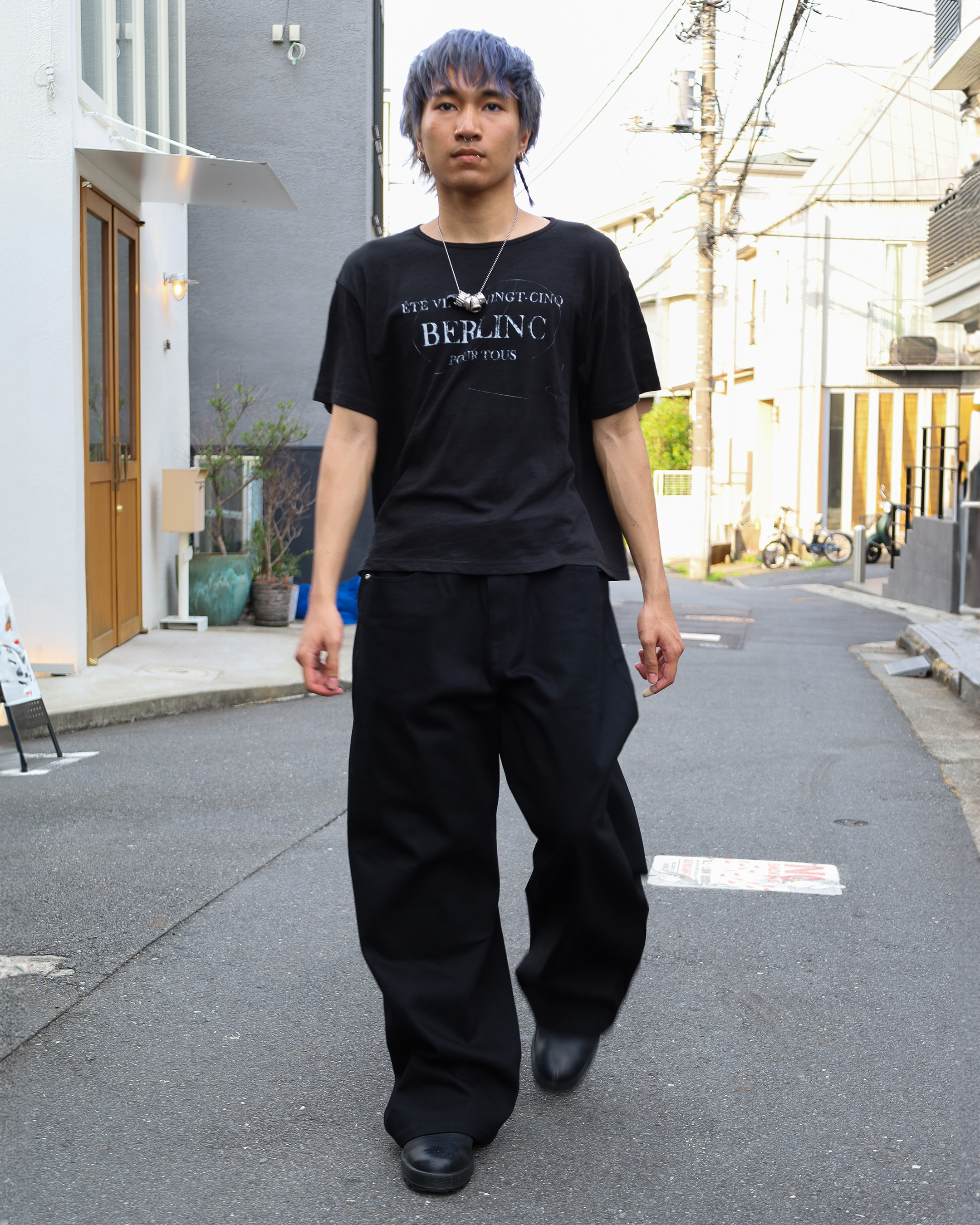MATTE BLACK JAPANESE SELVEDGE LOOSE FIT JEANS